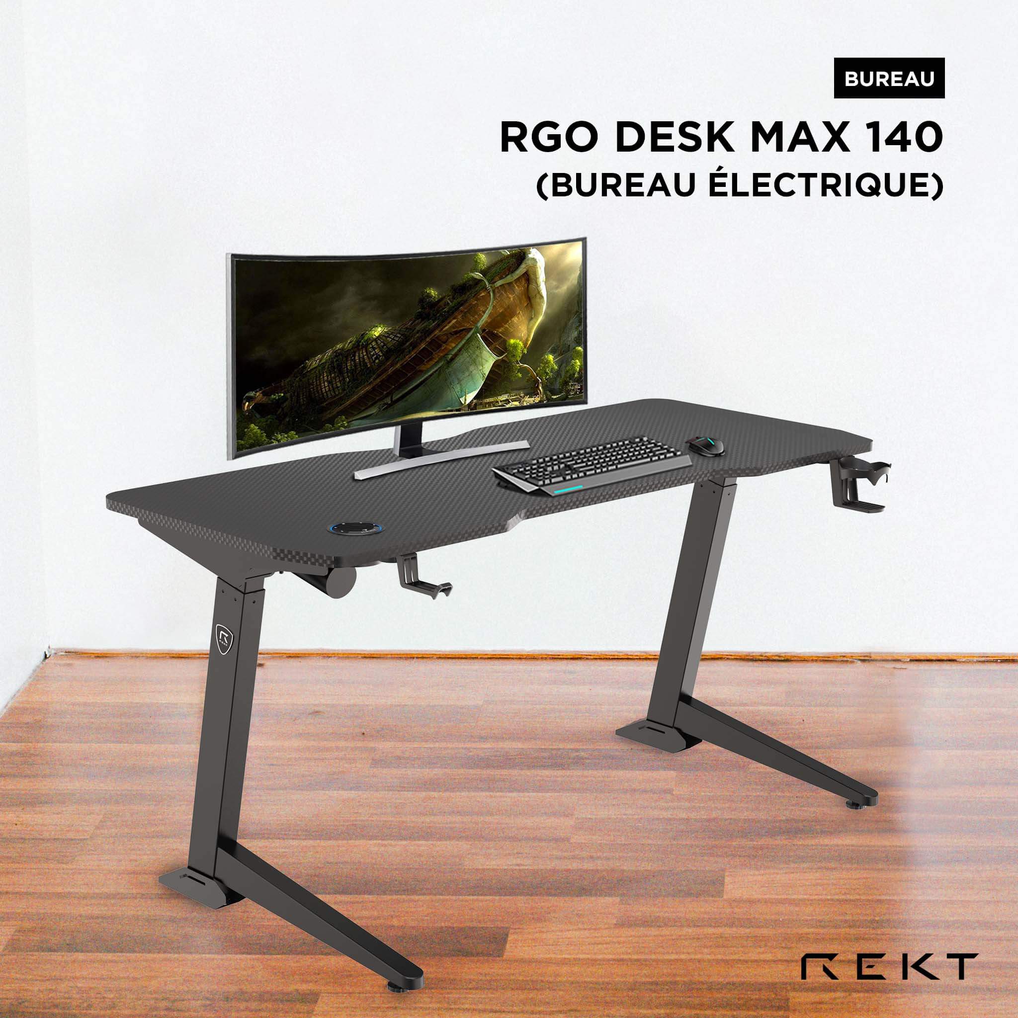 Bureau électrique RGo DESK MAX 140 - 140 x 60 – Image 13