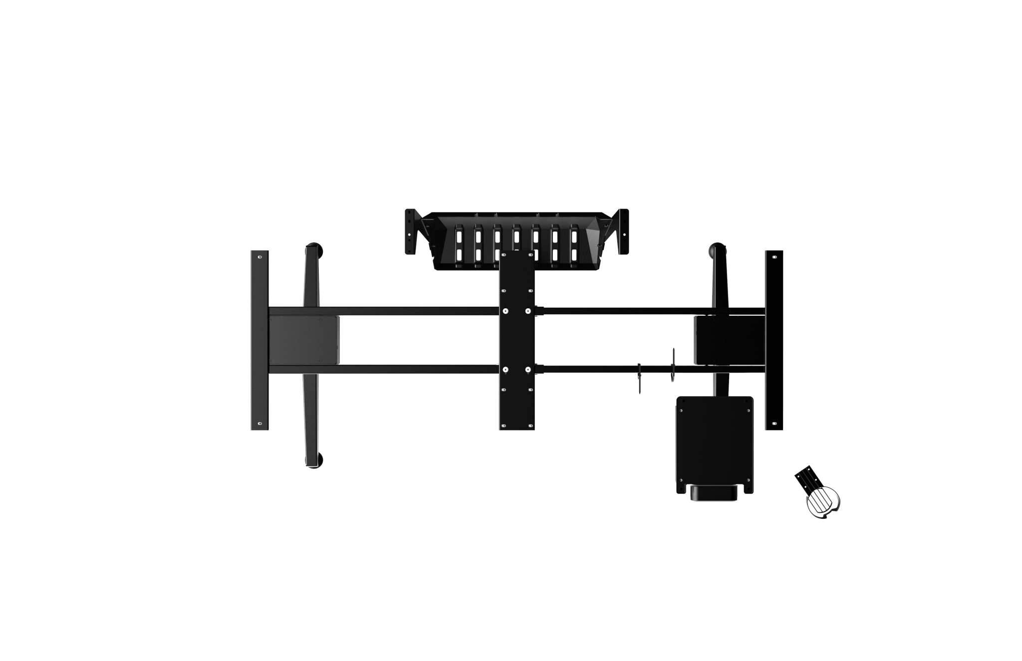 RGo FRAME Cadre Bureau électrique Assis debout – Image 2