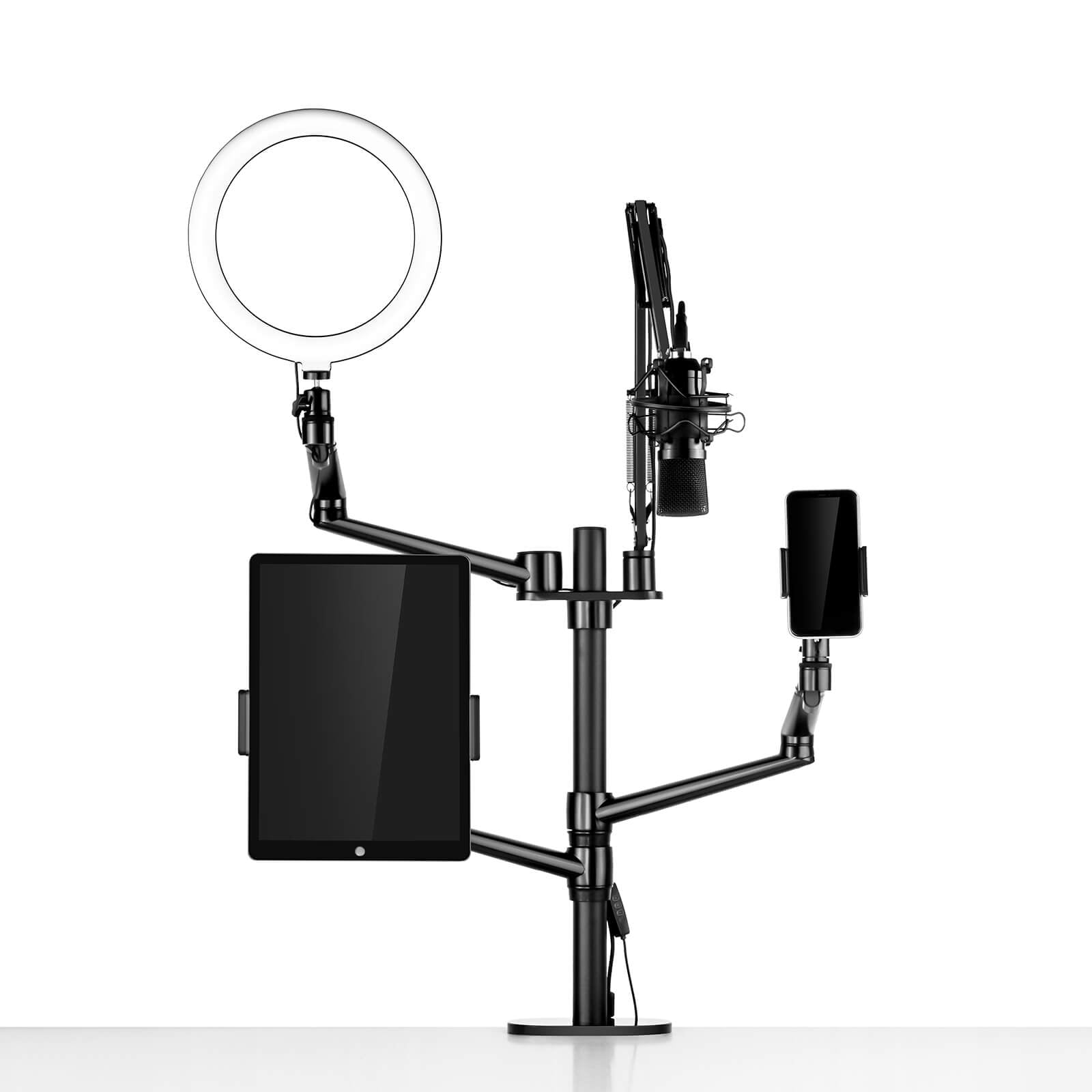 Support OB-2 RingLight, écran, micro, tablette, laptop, smartphone – Image 3