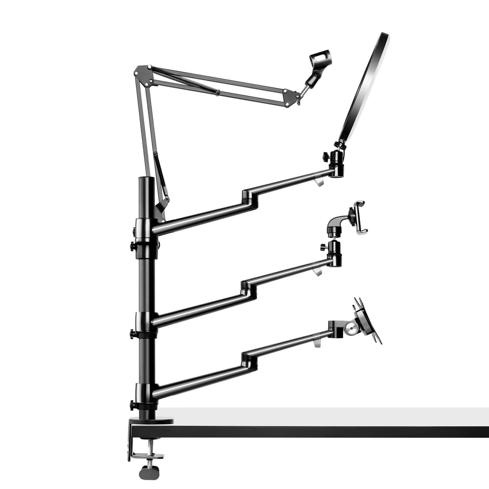 Support OB-2 RingLight, écran, micro, tablette, laptop, smartphone – Image 6