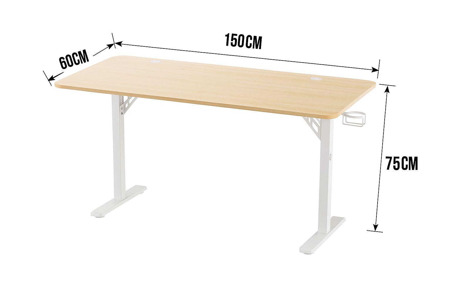 REKT R-DESK 150 Wood – Image 3