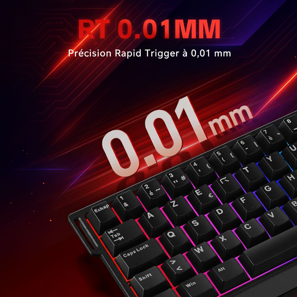 Clavier magnétique HIRO 60 HE (AZERTY) – Image 8