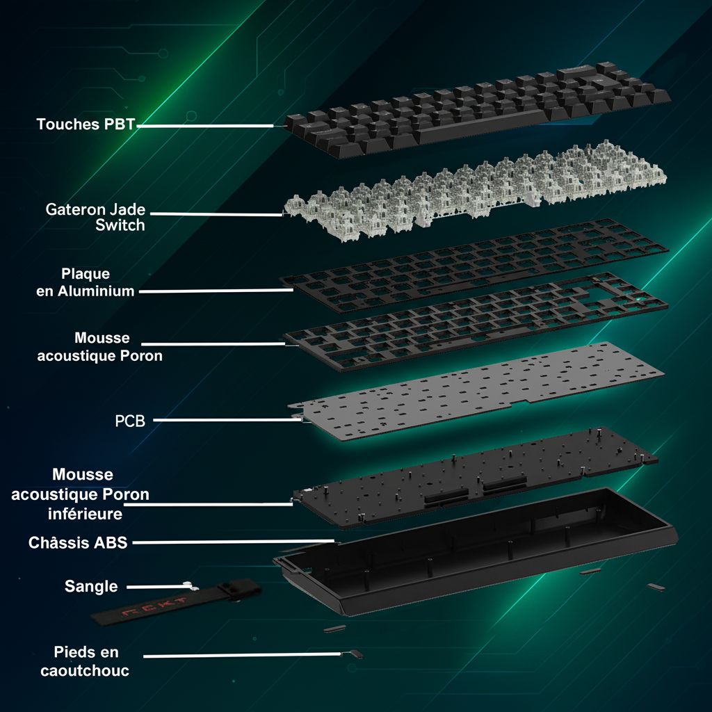 Clavier magnétique SHOGUN68 HE (Gateron) – Image 4