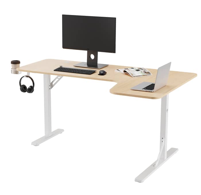Bureau d'angle R-DESK 160 L Version Droite Wood – Image 9