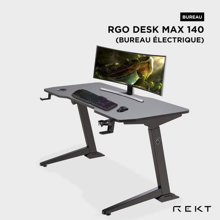 Bureau électrique RGo DESK MAX 140 - 140 x 60 – Image 14
