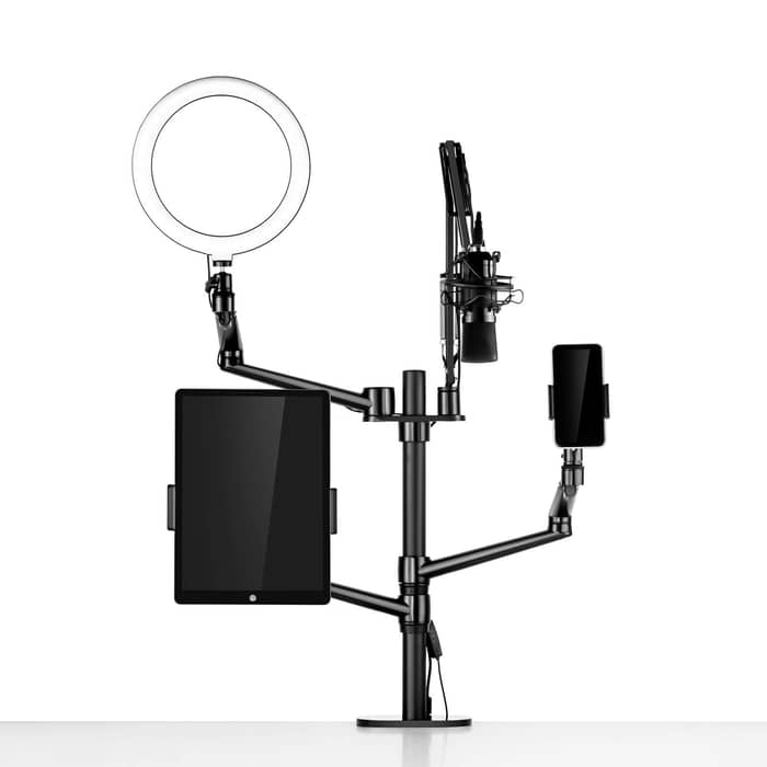 Support OB-2 RingLight, écran, micro, tablette, laptop, smartphone – Image 3