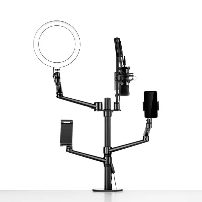 Support OB-2 RingLight, écran, micro, tablette, laptop, smartphone – Image 4