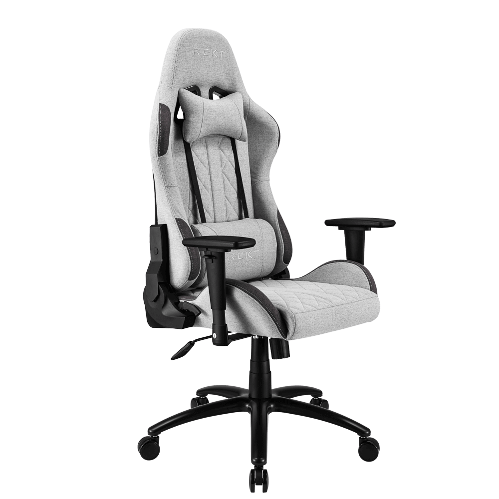 Chaise de bureau Gaming en tissu ULTIM8-RS Light Grey
