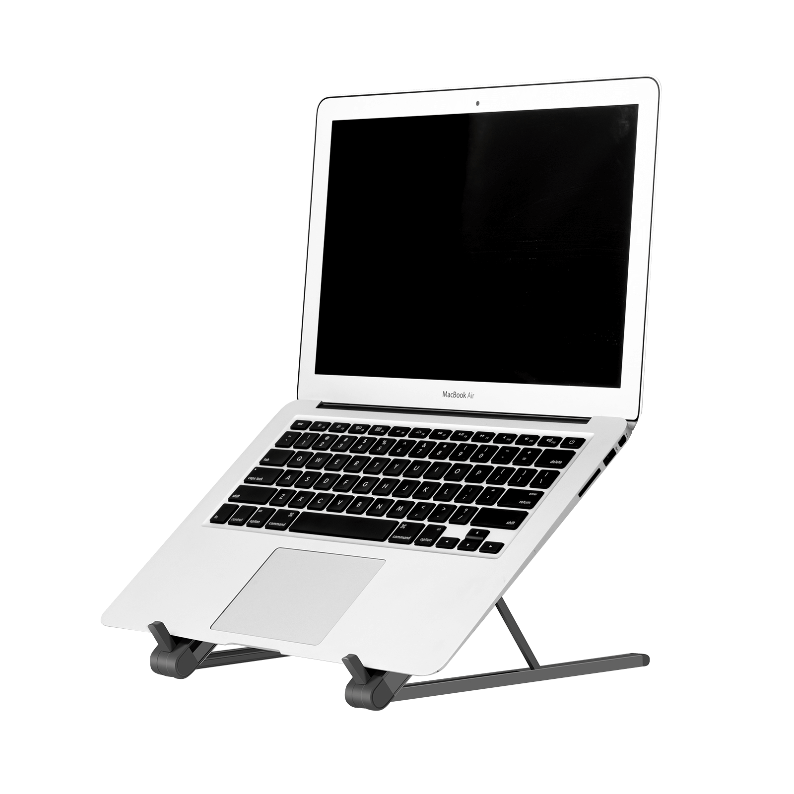 Support nomade pour ordinateur portable marron foncé L57xl30xH7,5cm