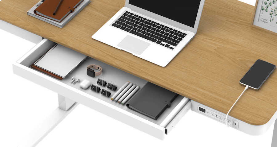 REKT RGo Touch Desk 120 Blanc - Achat Bureau Gamer